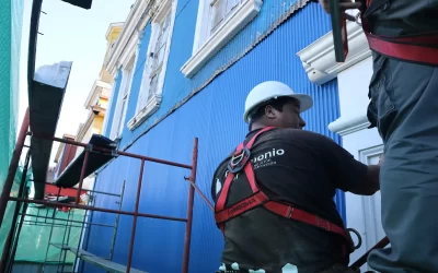 Reparación Fachada Ex Colegio San Francisco Javier, comuna de Puerto Montt