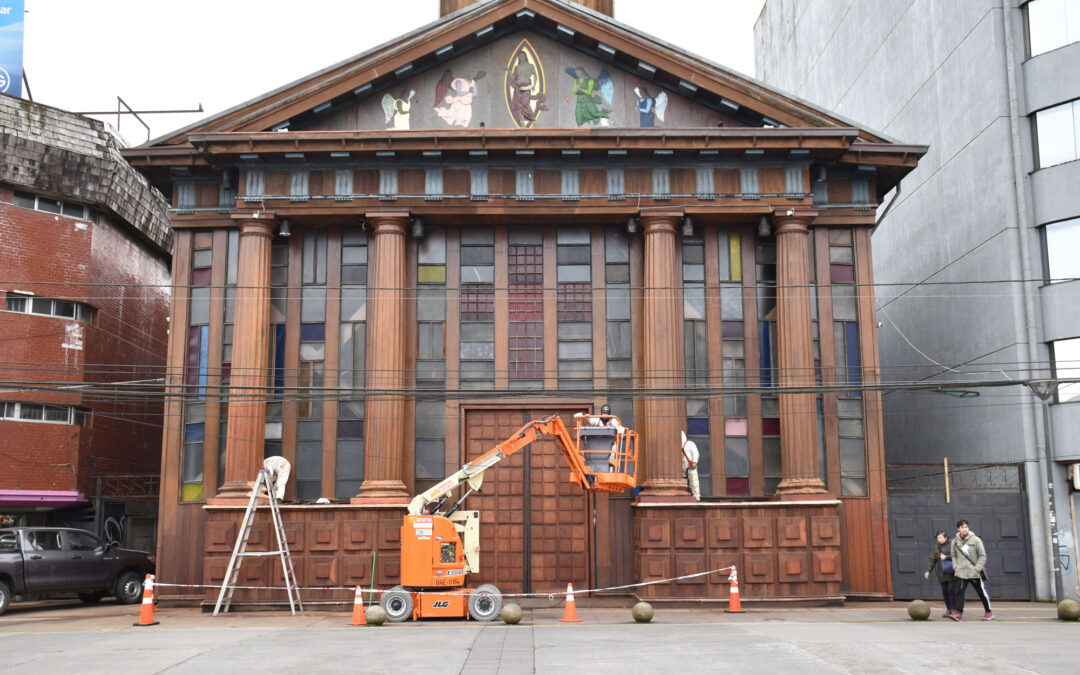 Reparación Fachada Catedral de Puerto Montt 2024-2025